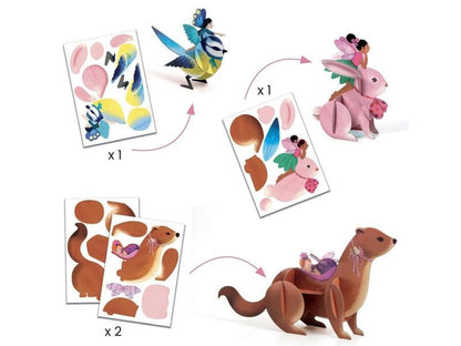 Djeco Rankdarbiai Kūrybinis rinkinys „Fairy box“