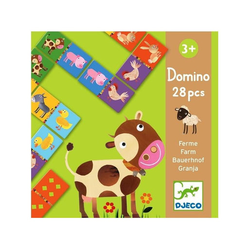 Djeco Vaikiškos dėlionės Domino Farm