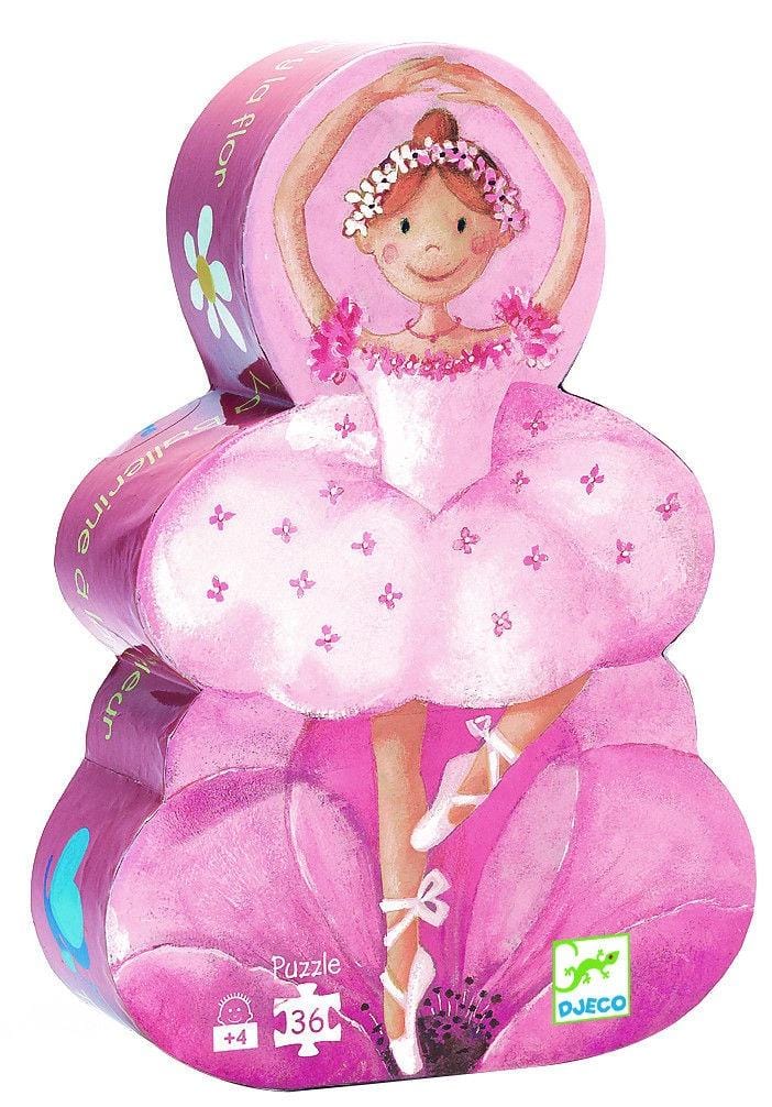 Djeco Vaikiškos dėlionės The Ballerina with the Flower