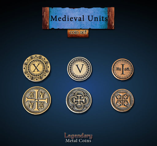 Drawlab Kita Medieval Units Coin Set