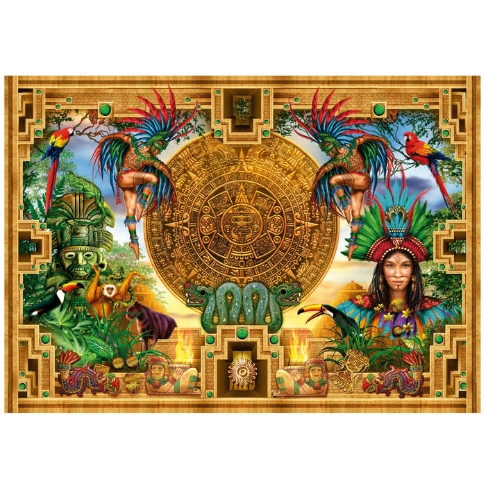 Educa Universalios dėlionės Aztec Mayan Montage, 2000