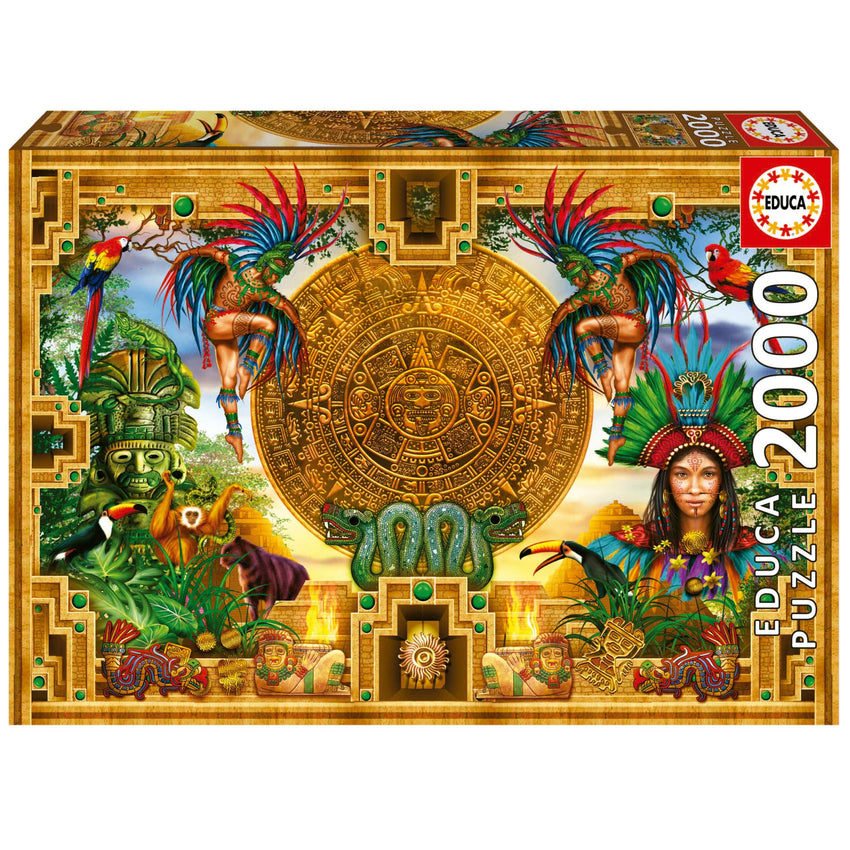 Educa Universalios dėlionės Aztec Mayan Montage, 2000