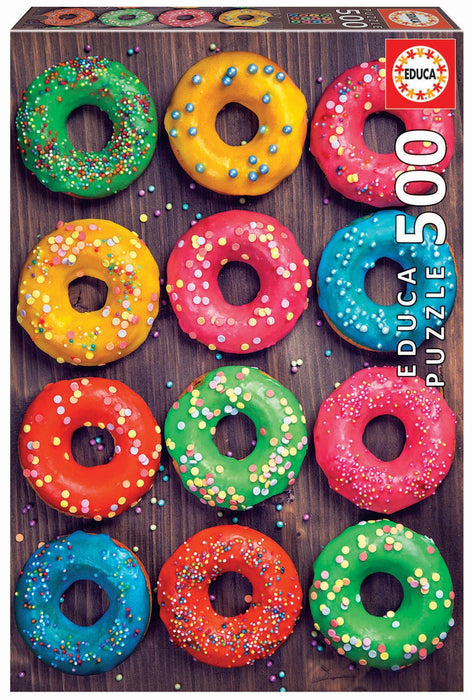 Educa Universalios dėlionės Colored Doughnuts, 500