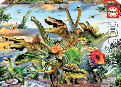 Educa Universalios dėlionės Dinosaurs, 500 pcs