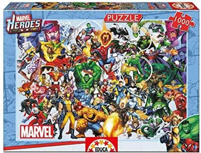 Educa Universalios dėlionės Marvel Herojai, 1000 pcs