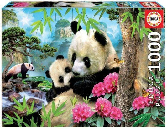Educa Universalios dėlionės Morning Panda, 1000 pcs
