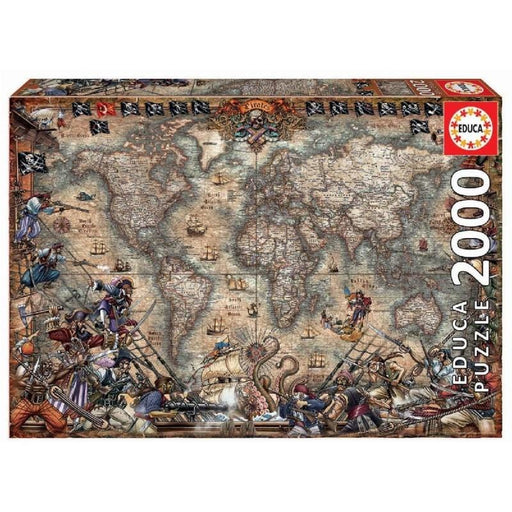 Educa Universalios dėlionės Pirates map, 2000