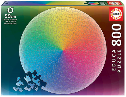 Educa Universalios dėlionės Rainbow Round Puzzle, 800 pcs