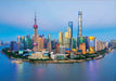 Educa Universalios dėlionės Shanghai Skyline at Sunset, 1000
