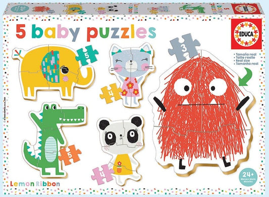 Educa Vaikiškos dėlionės Baby Puzzles Lemon Ribbon