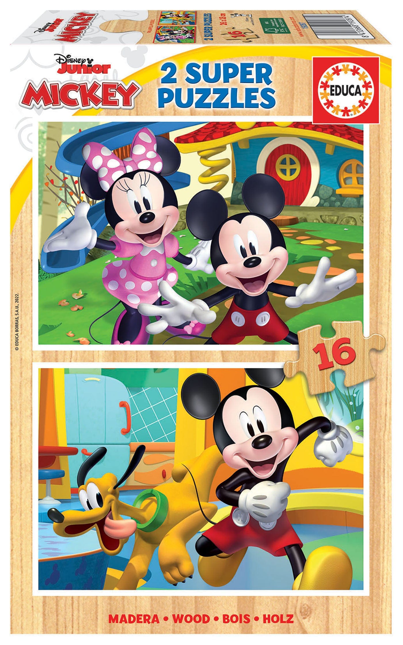 Educa Vaikiškos dėlionės Mickey & Minnie, 2x16