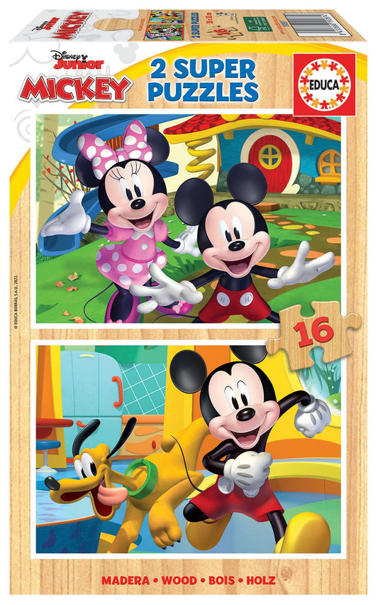 Educa Vaikiškos dėlionės Mickey & Minnie, 2x16