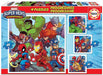Educa Vaikiškos dėlionės Progressive Puzzles Marvel Super Heroe Adventures, 12+16+20+25 pcs