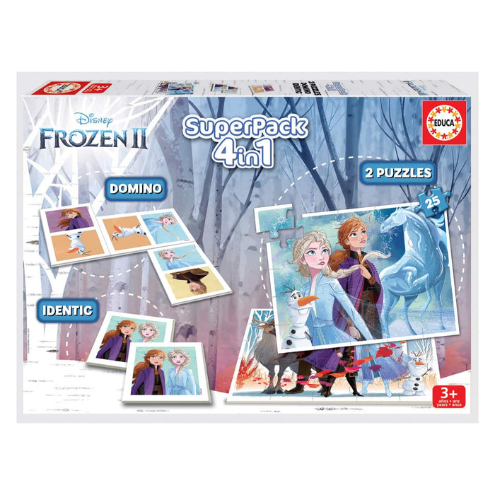 Educa Vaikiškos dėlionės Superpack Frozen 2