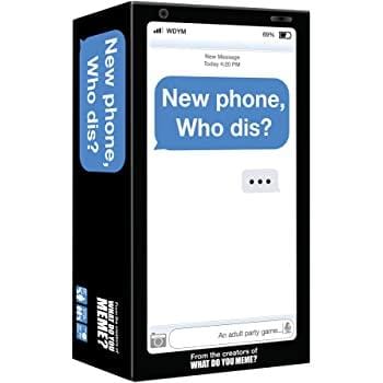 English Stalo žaidimai New Phone, Who dis? (EN)