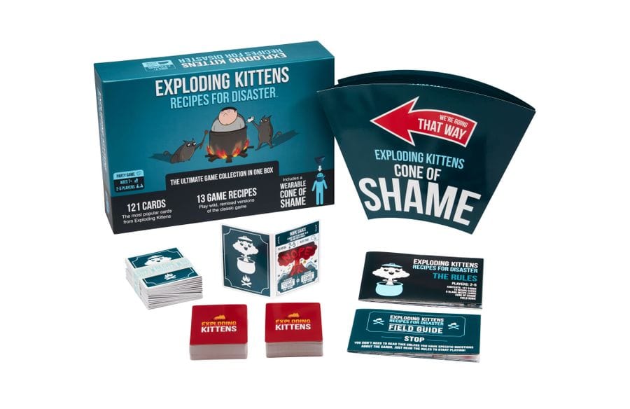 English Stalo žaidimai Exploding Kittens: Recipes For Disaster