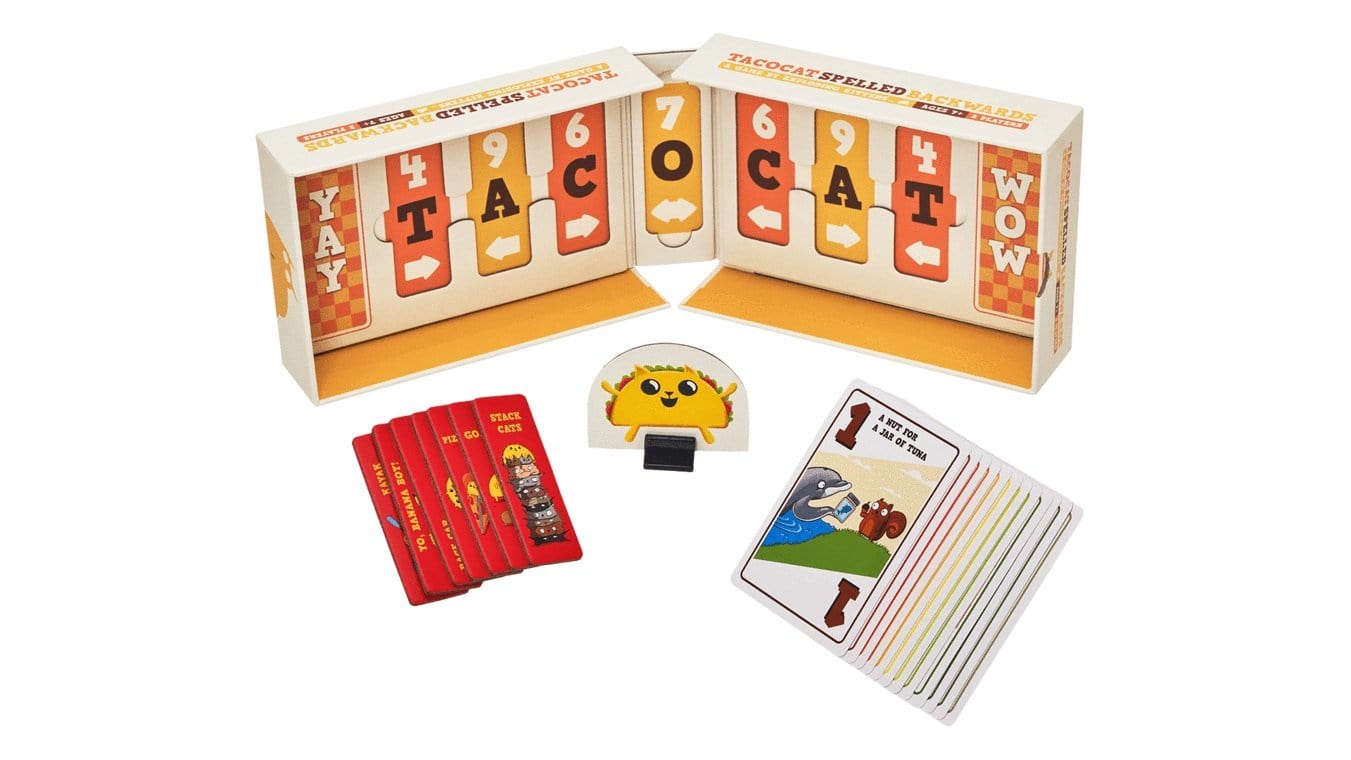 English Stalo žaidimai Tacocat Spelled Backwards