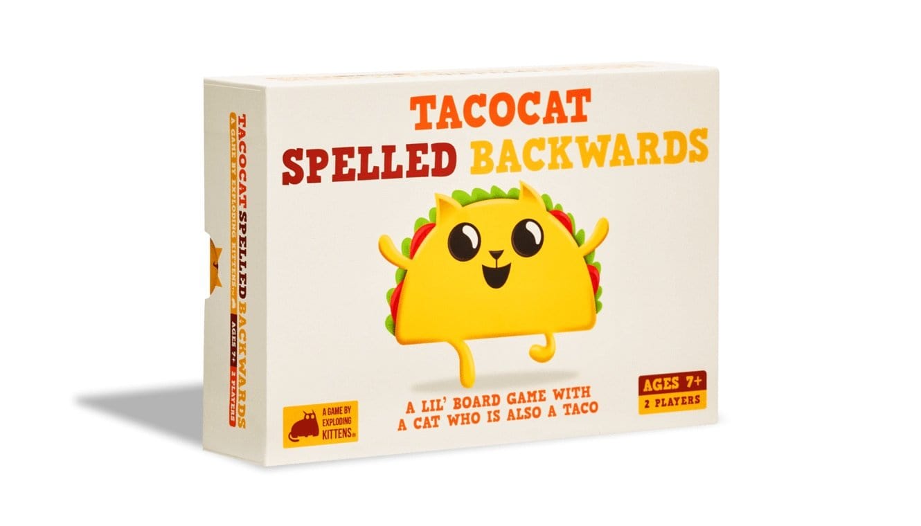 Exploding Kittens Stalo žaidimai Tacocat Spelled Backwards