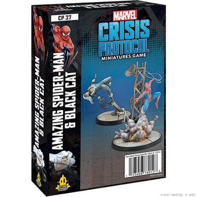 Fantasy Flight Stalo žaidimai Marvel: Crisis Protocol – Amazing Spider-Man & Black Cat (papildymas)