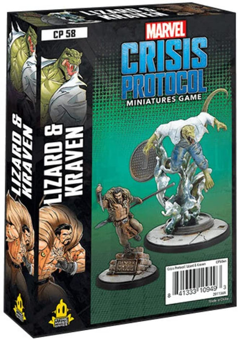 Fantasy Flight Stalo žaidimai Marvel: Crisis Protocol – Lizard & Kraven