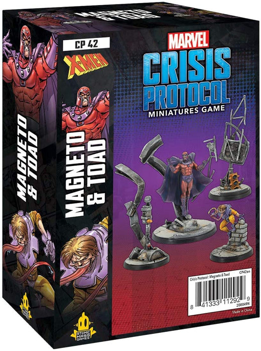 Fantasy Flight Stalo žaidimai Marvel Crisis Protocol: Magneto and Toad (papildymas)
