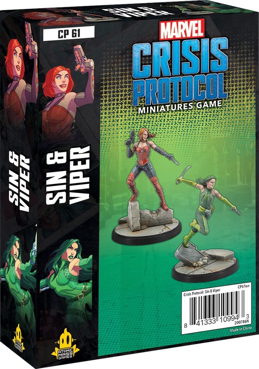 Fantasy Flight Stalo žaidimai Marvel: Crisis Protocol – Sin & Viper