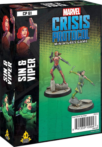 Fantasy Flight Stalo žaidimai Marvel: Crisis Protocol – Sin & Viper