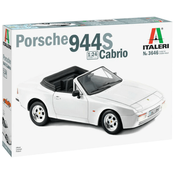 Italeri 3D Delionės Italeri Porsche 944S Cabrio