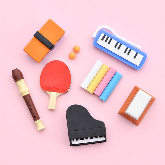 LaQ Kita IWAKO trintukų – dėlionių rinkinys „School Supply No.2“