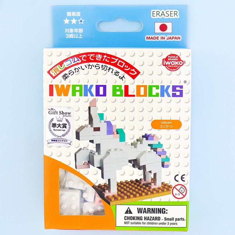 LaQ Kita IWAKO trintukų – dėlionių rinkinys „Unicorn“ Blocks