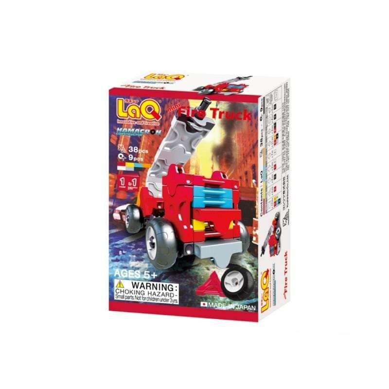 LaQ Konstruktoriai Japoniškas konstruktorius LAQ „Hamacron Constructor MINI FIRE TRUCK“