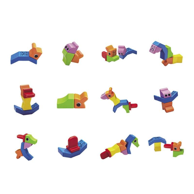 LaQ Konstruktoriai Magnetinių kaladėlių rinkinys „MIESTO GYVENTOJAS“