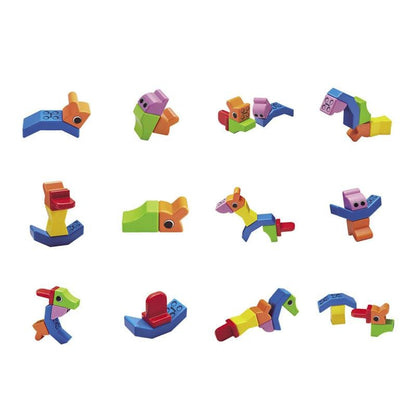 LaQ Konstruktoriai Magnetinių kaladėlių rinkinys „MIESTO GYVENTOJAS“