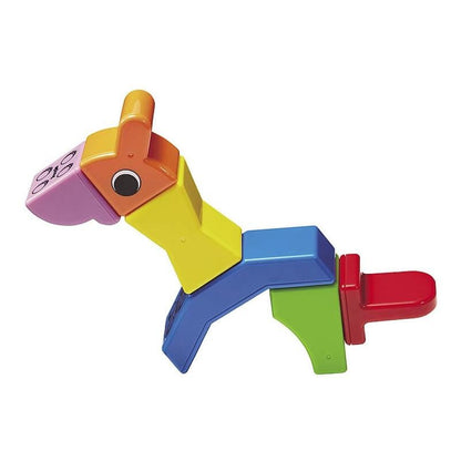 LaQ Konstruktoriai Magnetinių kaladėlių rinkinys „MIESTO GYVENTOJAS“