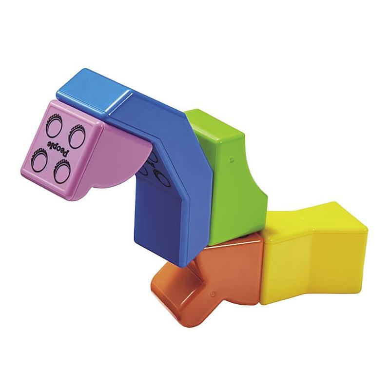 LaQ Konstruktoriai Magnetinių kaladėlių rinkinys „MIESTO GYVENTOJAS“