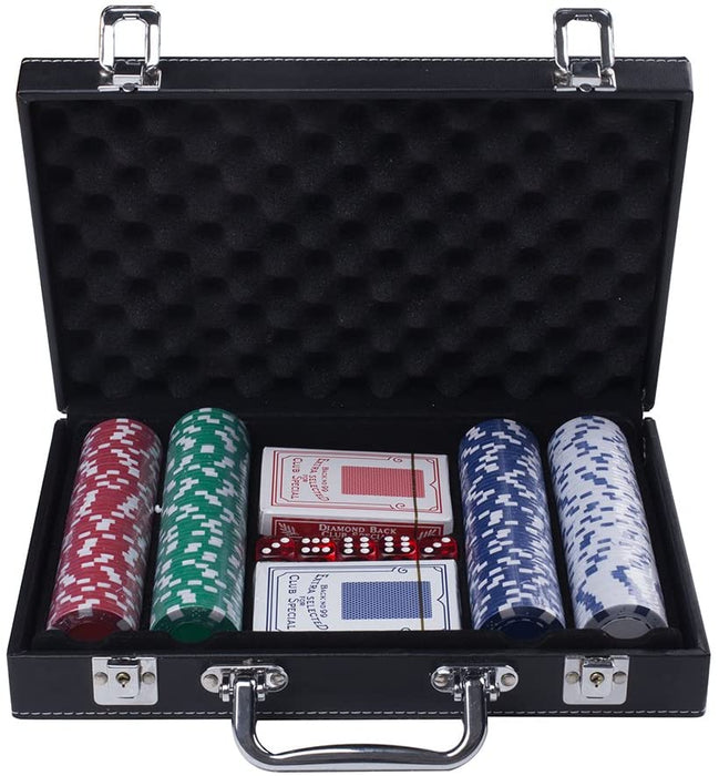 Lion Stalo žaidimai Pokerio rinkinys lagaminėlyje, 200 žetonų 11,5gr