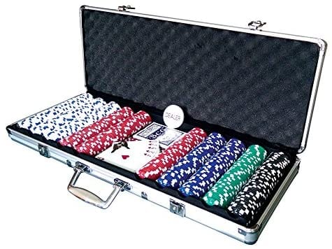Lion Stalo žaidimai Pokerio rinkinys lagaminėlyje, 500 11.5 g žetonų