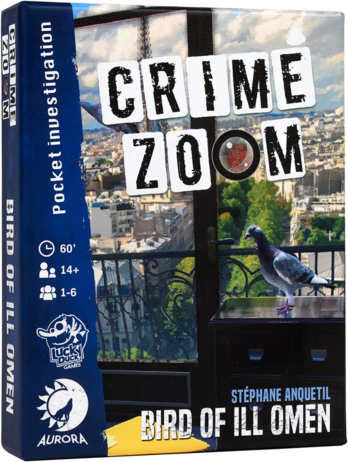 Lucky duck games Stalo žaidimai Crime Zoom: Bird of Ill Omen