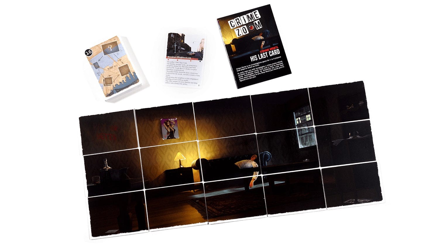 Lucky duck games Stalo žaidimai Crime Zoom: His Last Card