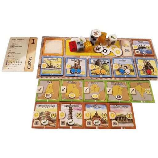 Lucky duck games Stalo žaidimai Nations - The Dice Game