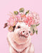 Medasle Rankdarbiai Deimantinė mozaika „Cute piggy“
