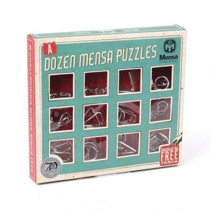Mensa Galvosūkiai IQ Puzzle Metal 12 in 1