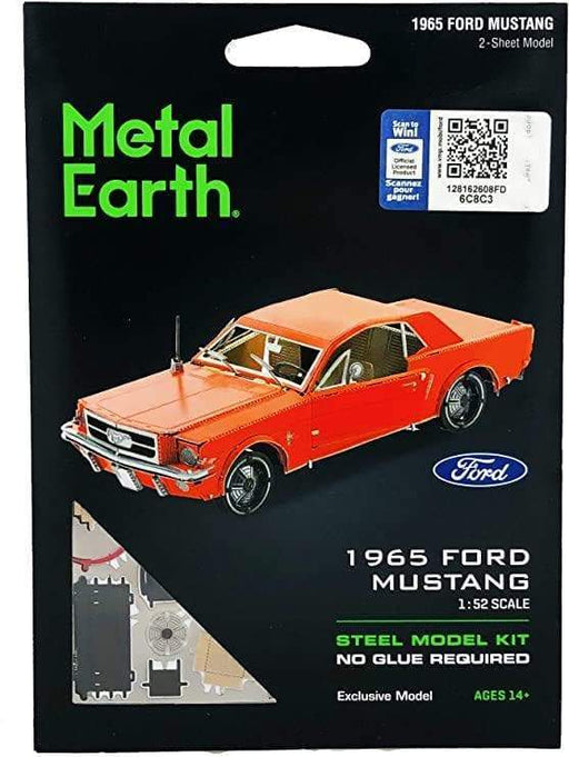 Metal Earth 3D Delionės Metal Earth 1965 Ford Mustang Coupe Red