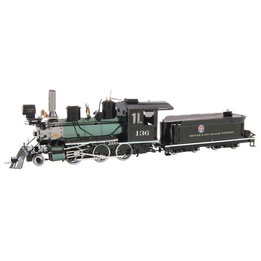 Metal Earth 3D Delionės Metal Earth Wild West 2-6-0 Locomotive