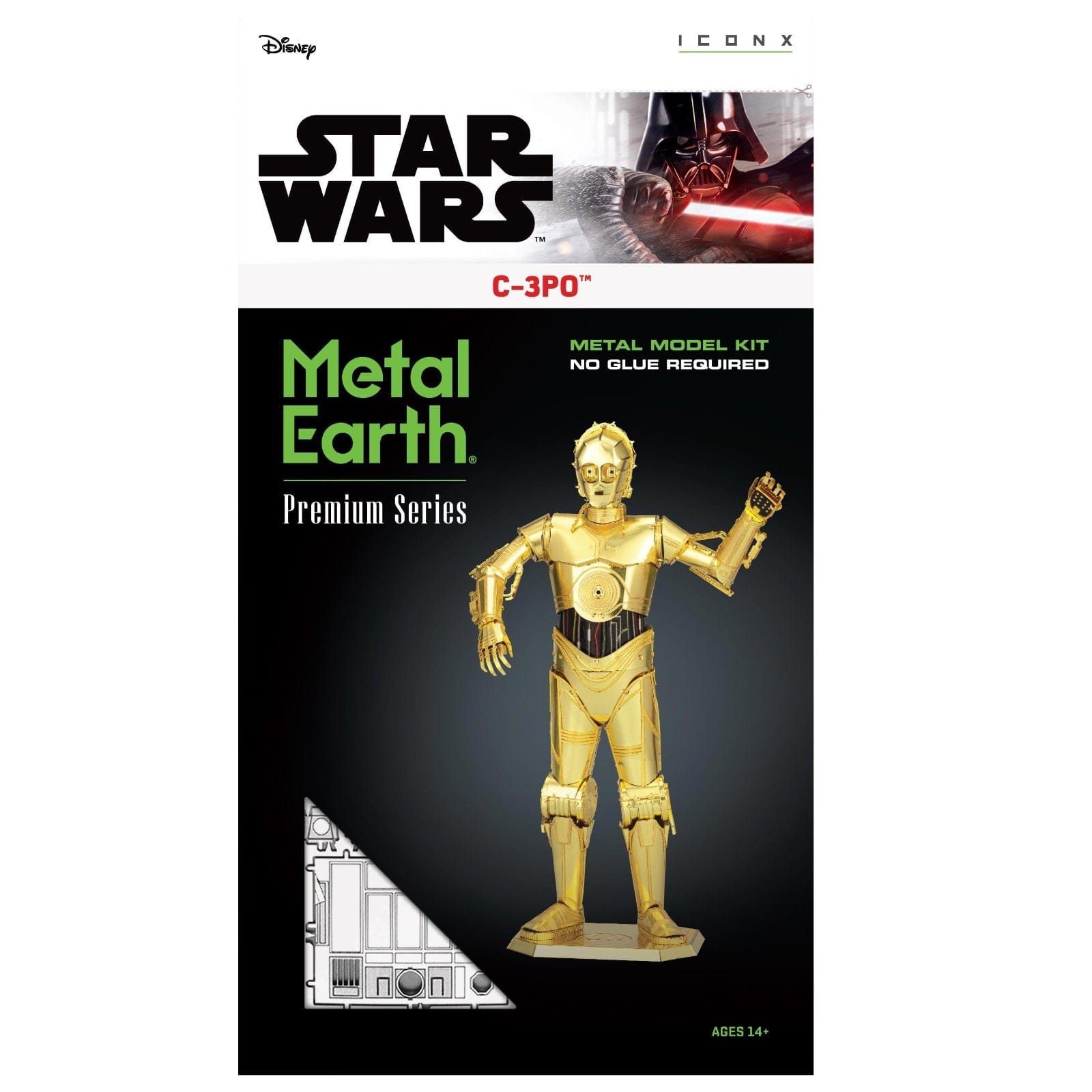 Metal Earth Konstruktoriai ICONX - C-3PO