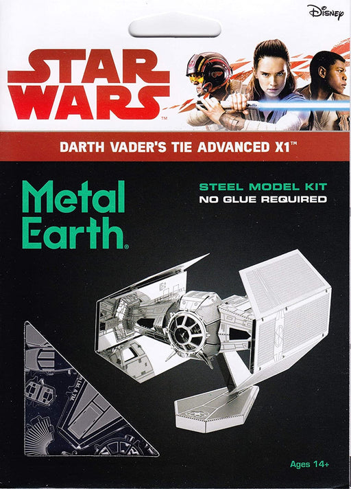 Metal Earth Konstruktoriai Metal Earth Star Wars Darth Vader's Tie Advanced X1 Starfighter