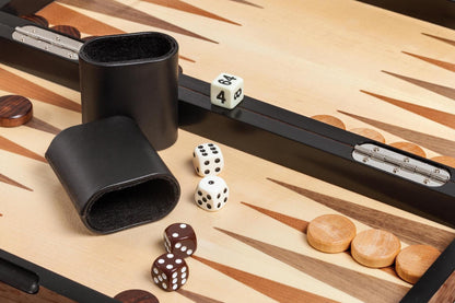 Philos Klasikiniai žaidimai Šaškės - šachmatai - nardai, 40mm (Philos 2518)