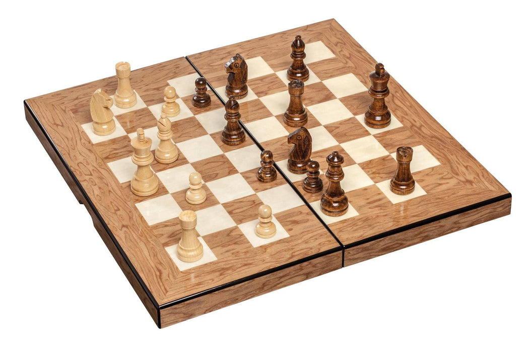 Philos Klasikiniai žaidimai Šaškės - šachmatai - nardai, 40mm (Philos 2518)