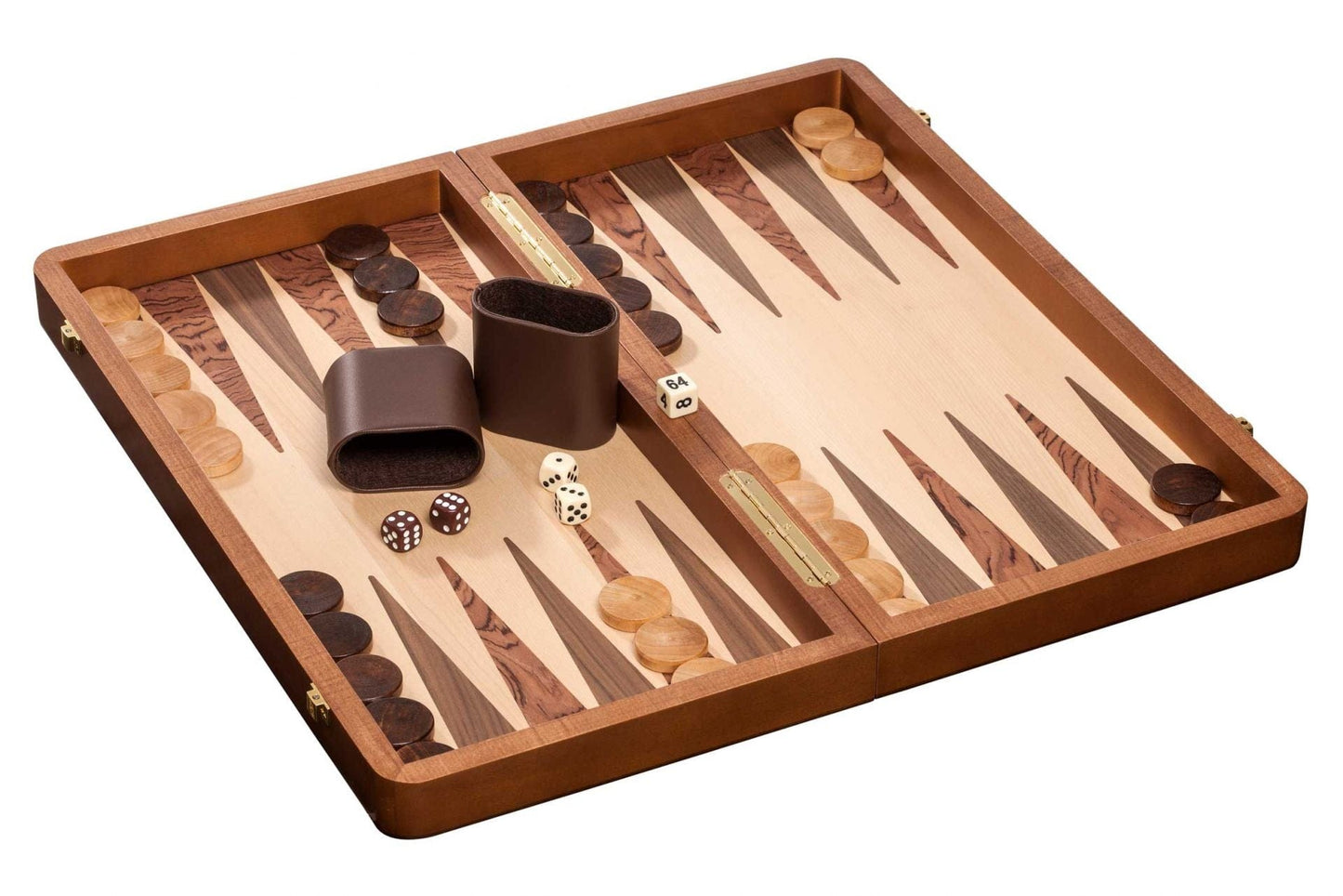 Philos Klasikiniai žaidimai Šaškės - šachmatai - nardai, 50mm (Philos 2520)