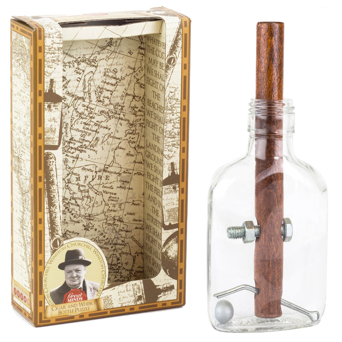 Professor Galvosūkiai Great Minds: Churchill's Whisky Bottle